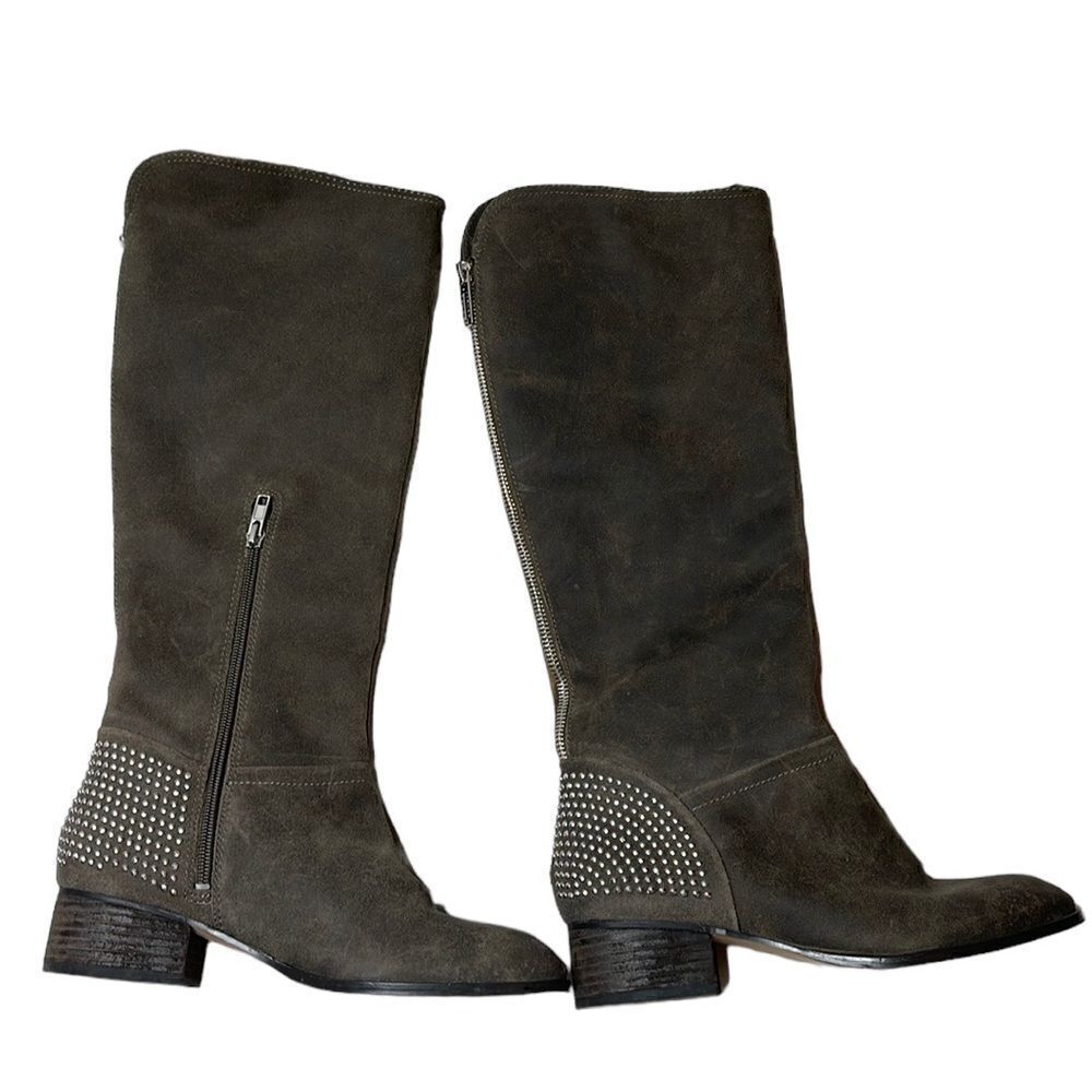 Ivanka Trump Fanci Studded Motorcycle Leather Boots. Size 7.